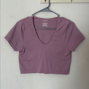 Wild Fable Mauve V-Neck Top